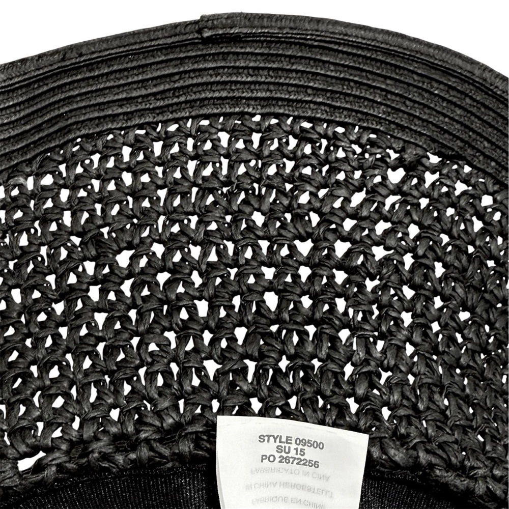 J.Crew Black Wide Brim Sun Hat - One Size - Picture 5 of 12